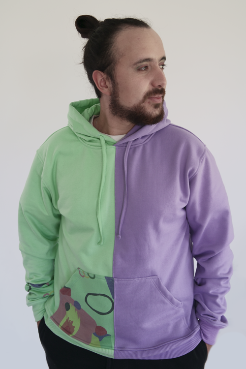 Hoodie bicolor LunaLunares - Imagen 5